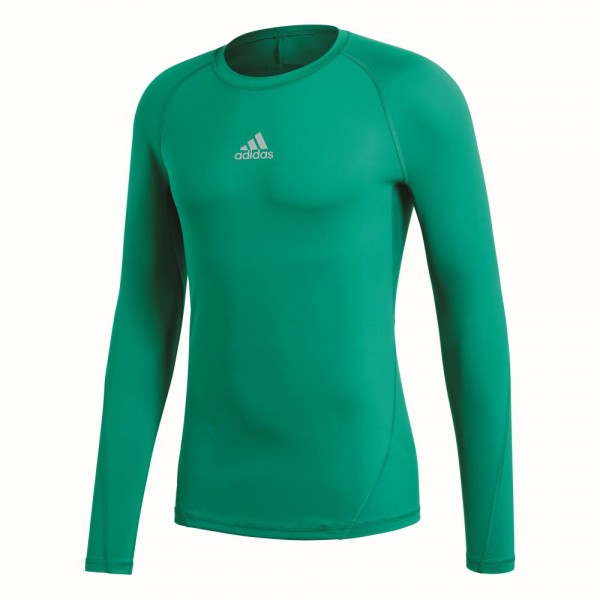Adidas Fußball Alphaskin Langarmshirt Herren Unterziehshirt Funktionsshirt grün
