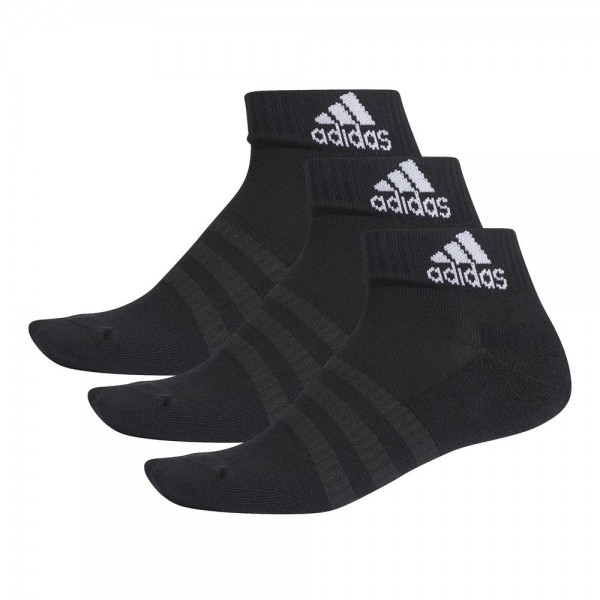 Adidas Cushioned Ankle Socken 3 Paar Herren schwarz