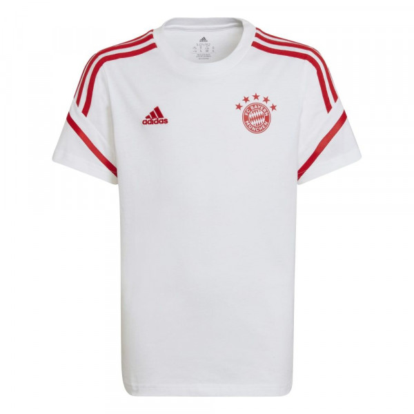 Adidas FC Bayern Condivo 22 Trainingsshirt Kinder weiß rot