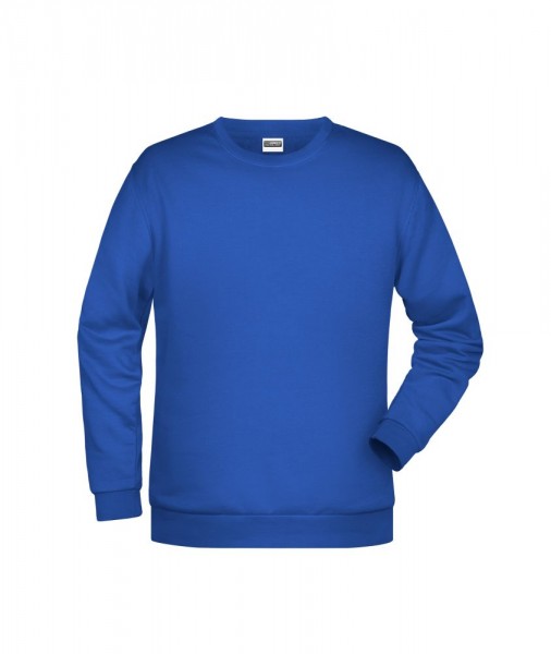 James & Nicholson Herren Basic Sweatshirt blau