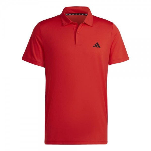 Adidas Train Essentials Training Poloshirt Herren rot schwarz