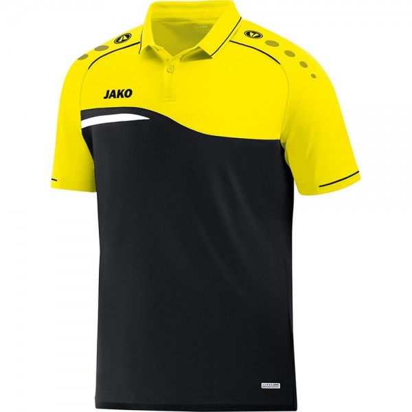 Jako Fußball Poloshirt Competition 2.0 Herren Polohemd schwarz gelb