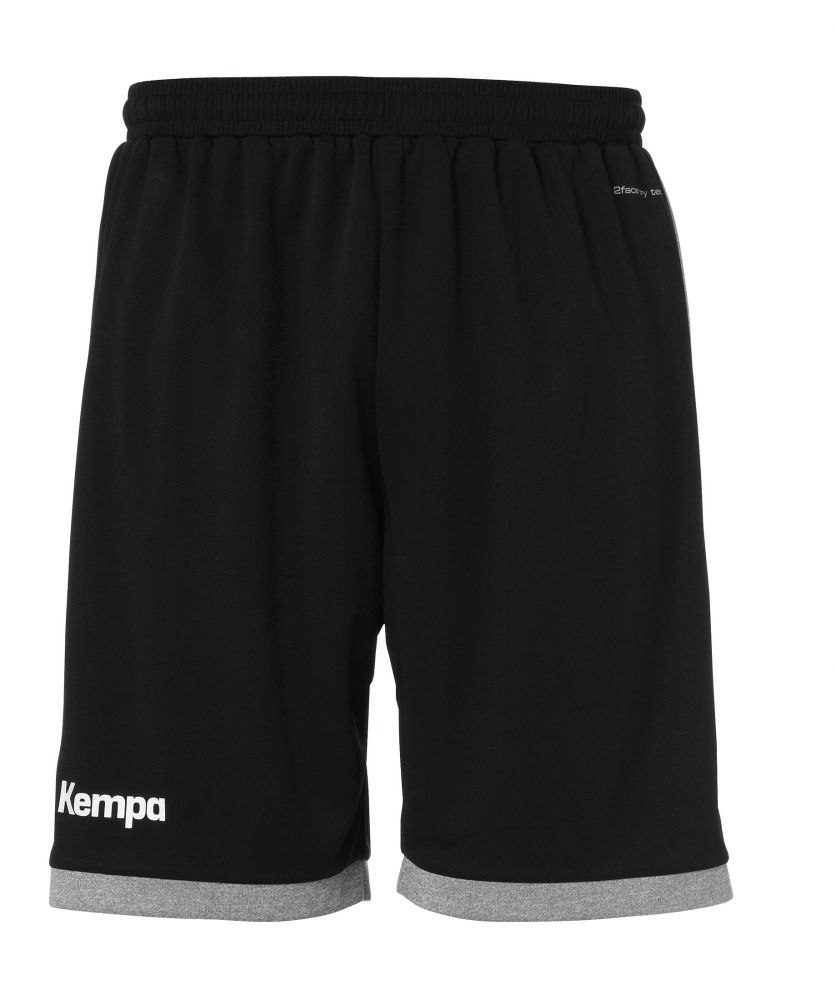 Kempa Handball Volleyball Emotion 2.0 Shorts Herren Kurze Hose grau schwarz 