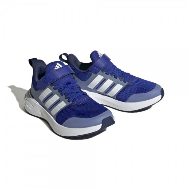 Adidas FortaRun 2.0 Cloudfoam Elastic Lace Top Strap Schuhe Kinder blau weiß