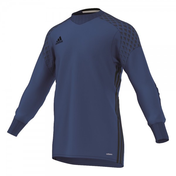 Adidas Fußball Jungen Torwarttrikot Onore 16 Kinder GK Shirt Langarm Trikot blau schwarz