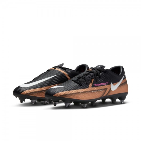 Nike Phantom GT2 Academy SG-Pro AC Fußballschuhe Herren metallic copper