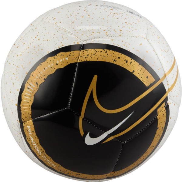 Nike Phantom Fußball weiß schwarz gold