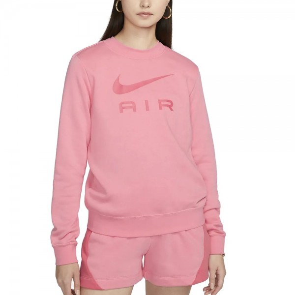 Nike Air Fleece-Sweatshirt Damen pink coral