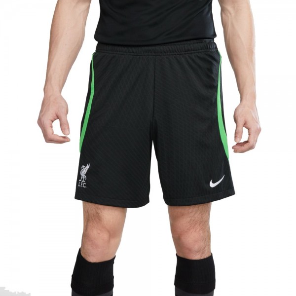 Nike Liverpool FC Strike Dri-FIT Strick-Fußballshorts Herren schwarz poison grün