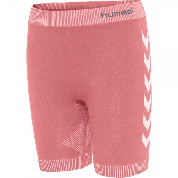 Hummel First Seamless Training Kurze Tights Damen pink