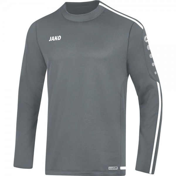Jako Fußball Sweat Shirt Striker 2.0 Kinder Sport Pullover grau weiß