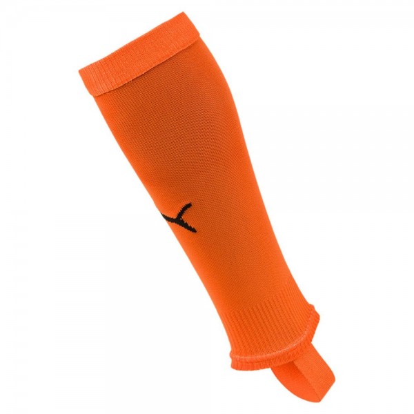 Puma Herren Fussball Stutzen Liga Stirrup Socken Core Stutzenstrumpf orange schwarz