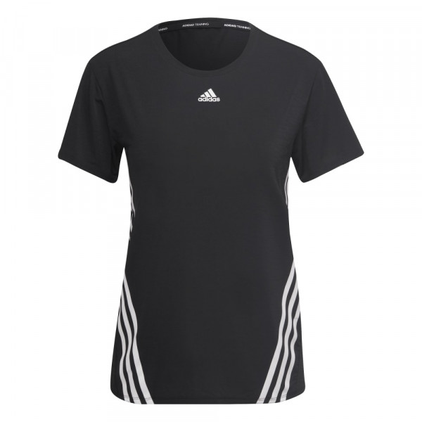 Adidas TRAINICONS 3-Streifen T-Shirt Damen schwarz