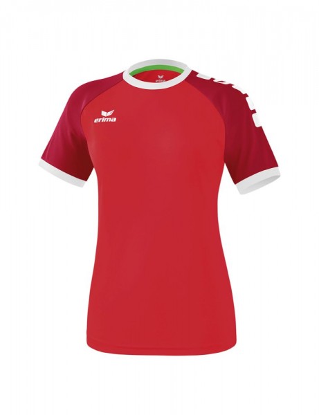 Erima Volleyball Zenari 3.0 Trikot Trainingstrikot Damen rot rubinrot weiß