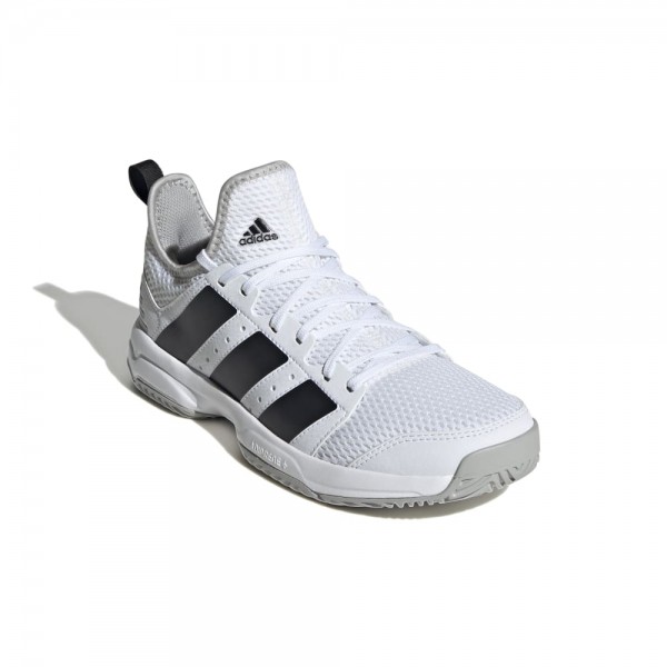 Adidas Stabil Indoor Schuhe Kinder weiß schwarz