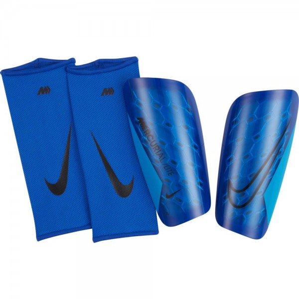 Nike Mercurial Lite Fußball-Schienbeinschoner Herren blau schwarz