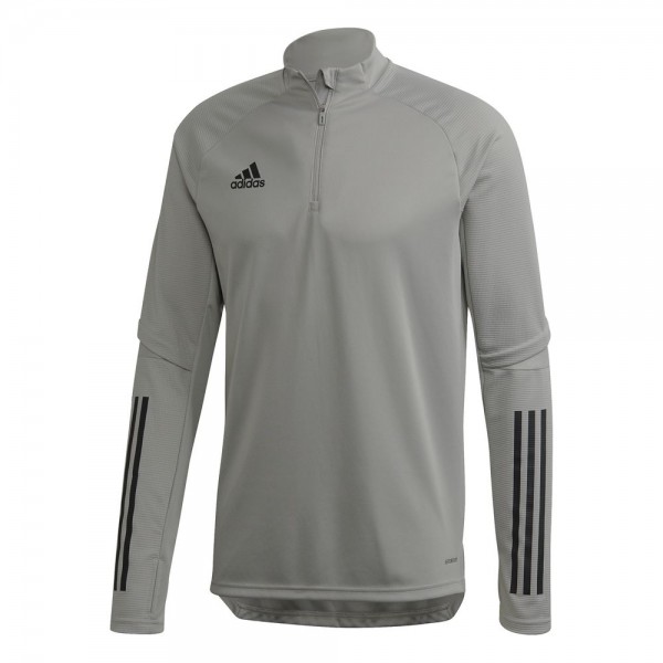 Adidas Fußball Condivo 20 Training Top Pullover Herren Trainingsshirt hellgrau schwarz