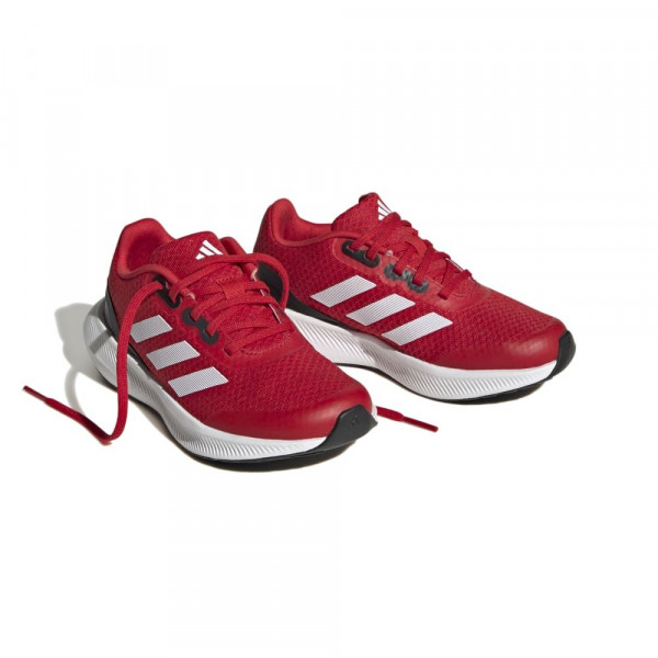 Adidas RunFalcon 3 Sport Running Lace Laufschuhe Kinder rot weiß