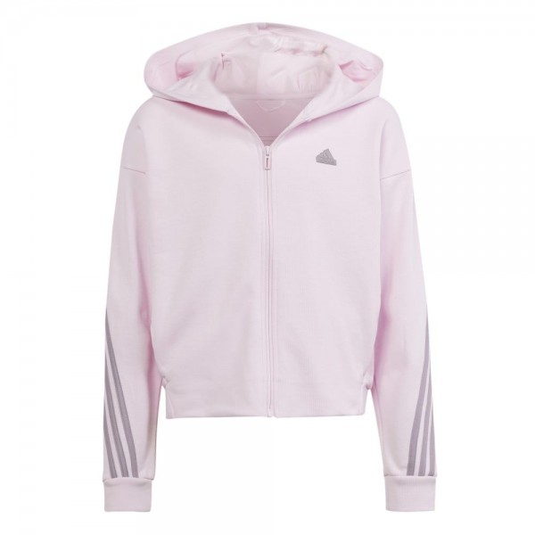 Adidas Future Icons 3-Streifen Kapuzenjacke Mädchen pink
