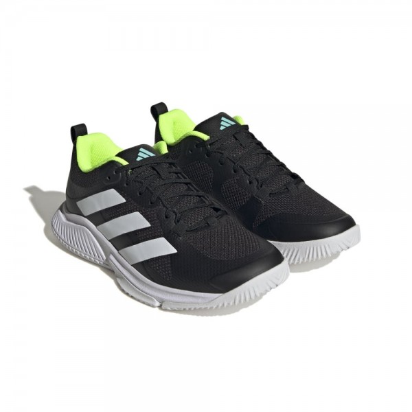 Adidas Damen Court Team Bounce 2.0 Schuhe schwarz weiß aqua