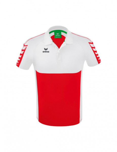 Erima Fußball Six Wings Poloshirt Herren rot weiß