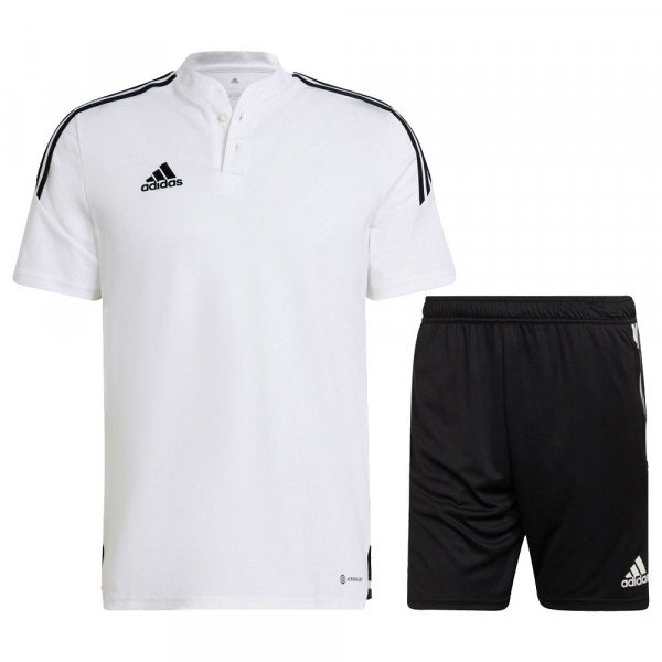 Adidas Condivo 22 Trainingsset Herren weiß schwarz
