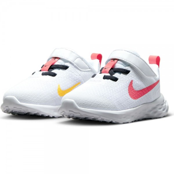 Nike Revolution 6 Schuhe Kleinkinder weiß coral gelb