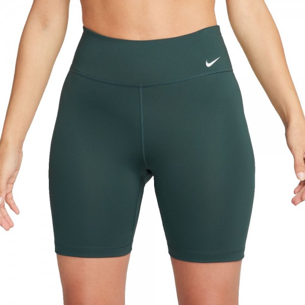 Nike One Bike Shorts mit mittelhohem Bund Damen dunkelgrün