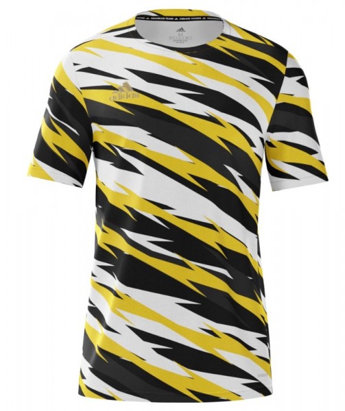 Adidas Fussball Trikot Tiger 20 Herren gelb schwarz weiß