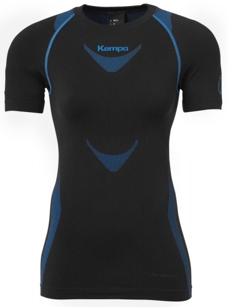 Kempa Attitude Pro Kurzarmshirt, Frauen, schwarz/blau