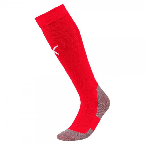 Puma Herren Fussball Liga Core Stutzen Männer Socken rot weiß