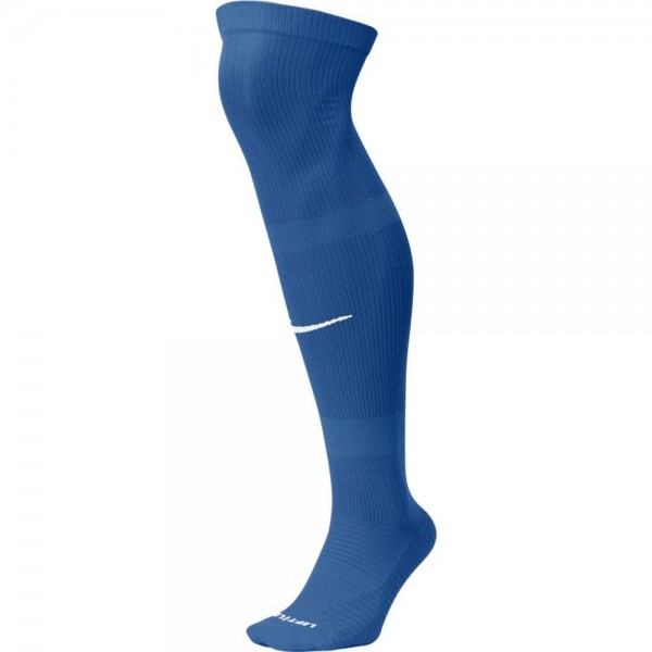 Nike Herren Fußball Stutzenstrumpf Matchfit Socken blau weiß