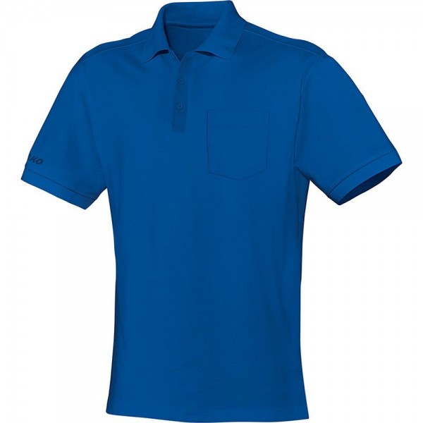 Jako Freizeit Polo Team mit Brusttasche Polo-Shirt Herren blau