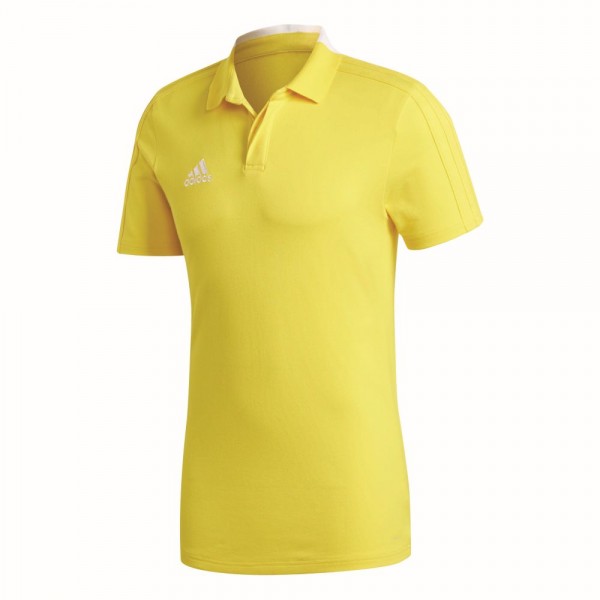 Adidas Fußball Condivo 18 Training Polo-Shirt Fußballshirt Herren gelb