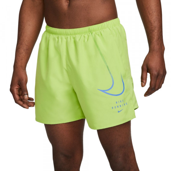 Nike Dri-FIT Run Division Challenger Shorts 5 Inc Herren lime