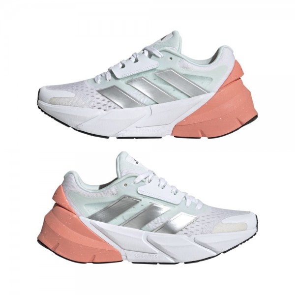 Adidas Adistar 2.0 Laufschuhe Damen weiß silbermetallic coral