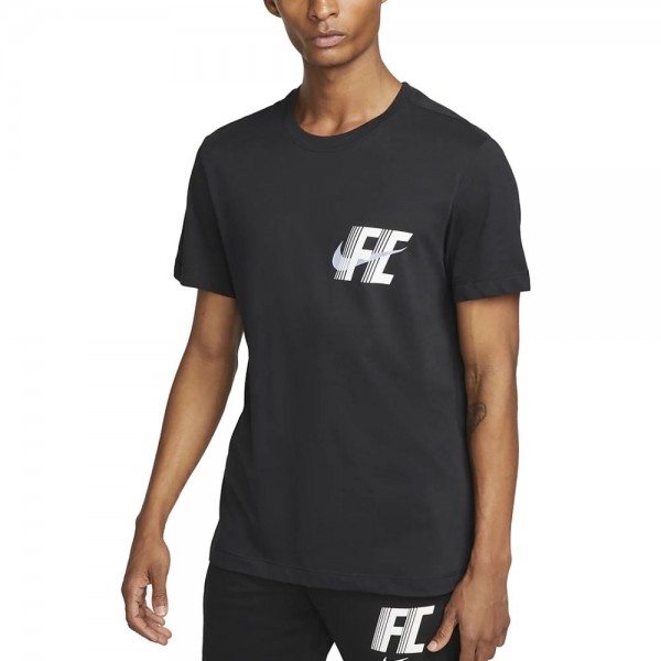 Nike F.C. Dri-FIT T-Shirt Herren schwarz weiß