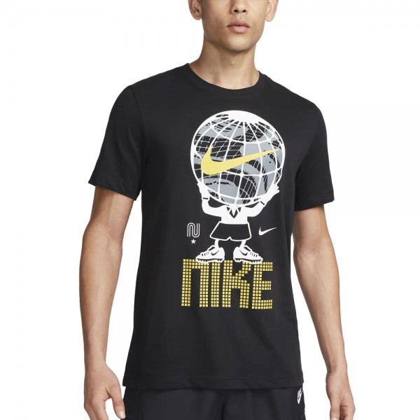 Nike F.C. Dri-FIT T-Shirt Herren schwarz weiß gelb