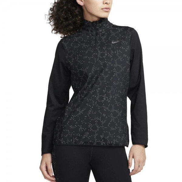 Nike Swift Laufoberteil mit Viertelreißverschluss Damen schwarz