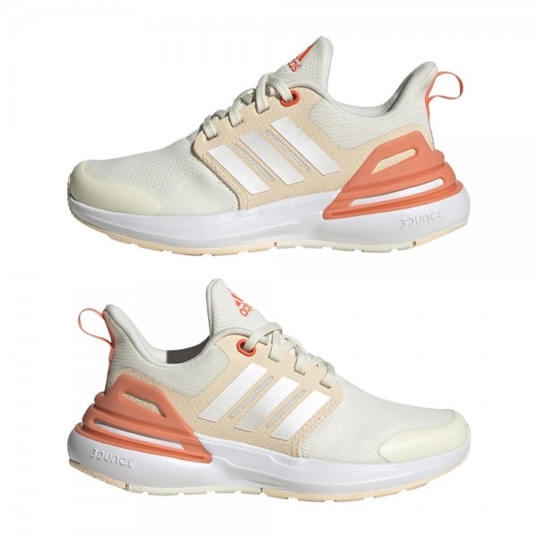 Adidas RapidaSport Bounce Lace Schuhe Kinder weiß zero metallic rot