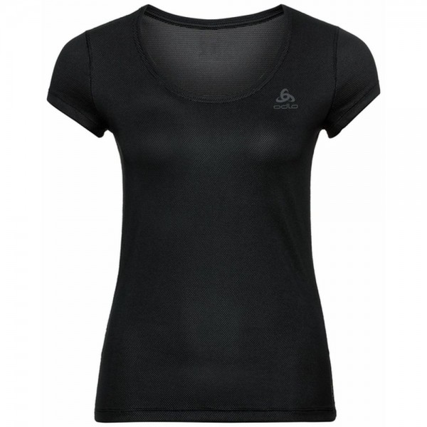 Odlo Damen Active F-Dry Light Baselayer T-Shirt schwarz