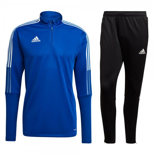 Adidas Tiro 21 Trainingsanzug Herren blau schwarz