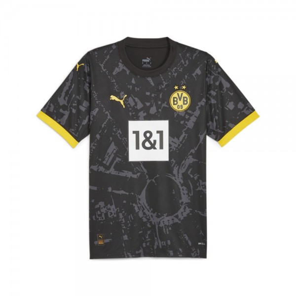 Puma Borussia Dortmund Auswärtstrikot 2023 2024 Sponsor Logo Herren