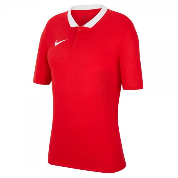 Nike Dri-FIT Park 20 Poloshirt Damen rot weiß