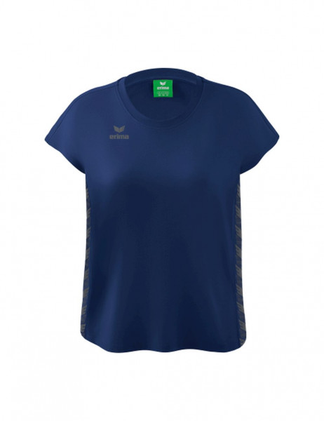 Erima Fußball Essential Team T-Shirt Damen neu navy grau