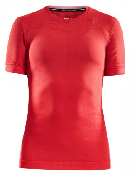 Craft Damen Fuseknit Comfort Funktionsunterhemd rot