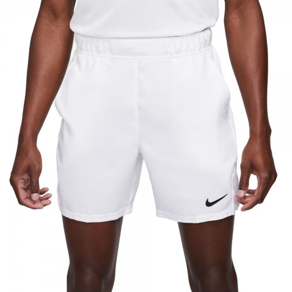 Nike Court Dri-FIT Victory Tennisshorts 18cm Herren weiß schwarz