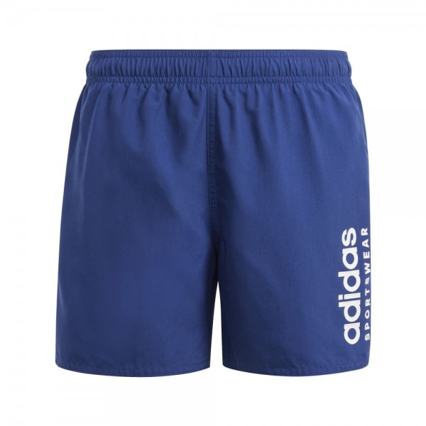 Adidas Sportswear Essentials Logo CLX Kids Badeshorts blau weiß