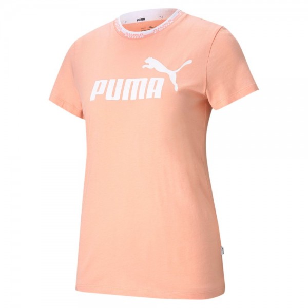 Puma Amplified Graphic Damen T-Shirt orange weiß