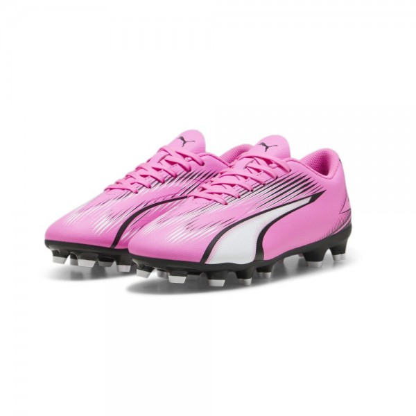Puma Ultra Play FG/AG Fußballschuhe Kinder pink weiß schwarz